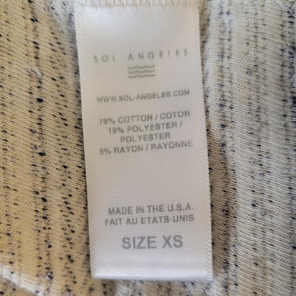 Sol Angeles Slit Back Top XS - Picture 4 of 4